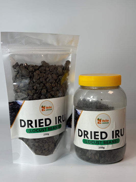 DRIED IRU (LOCUST BEANS)