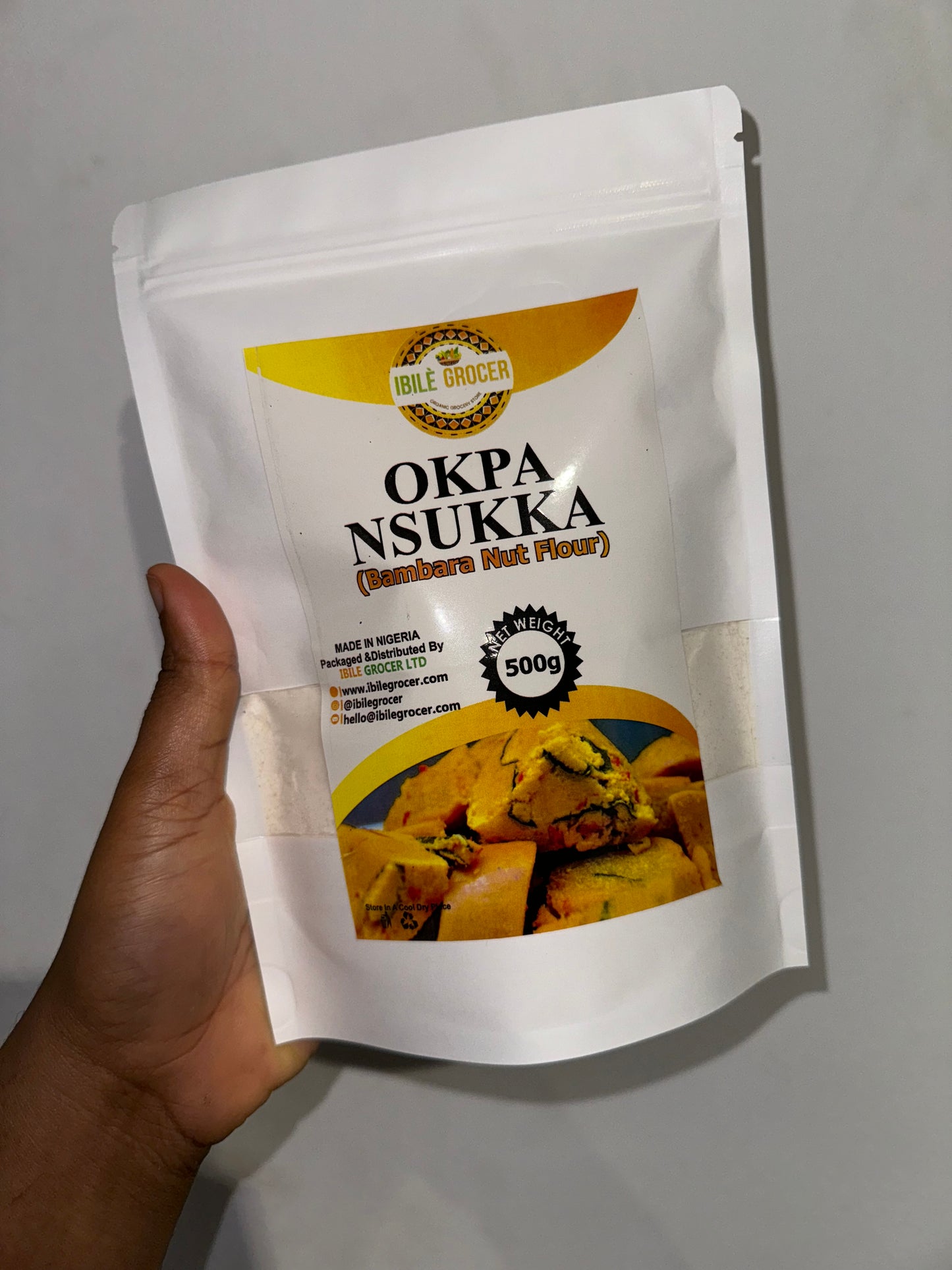 OKPA NSUKKA (BAMBARA NUT FLOUR)