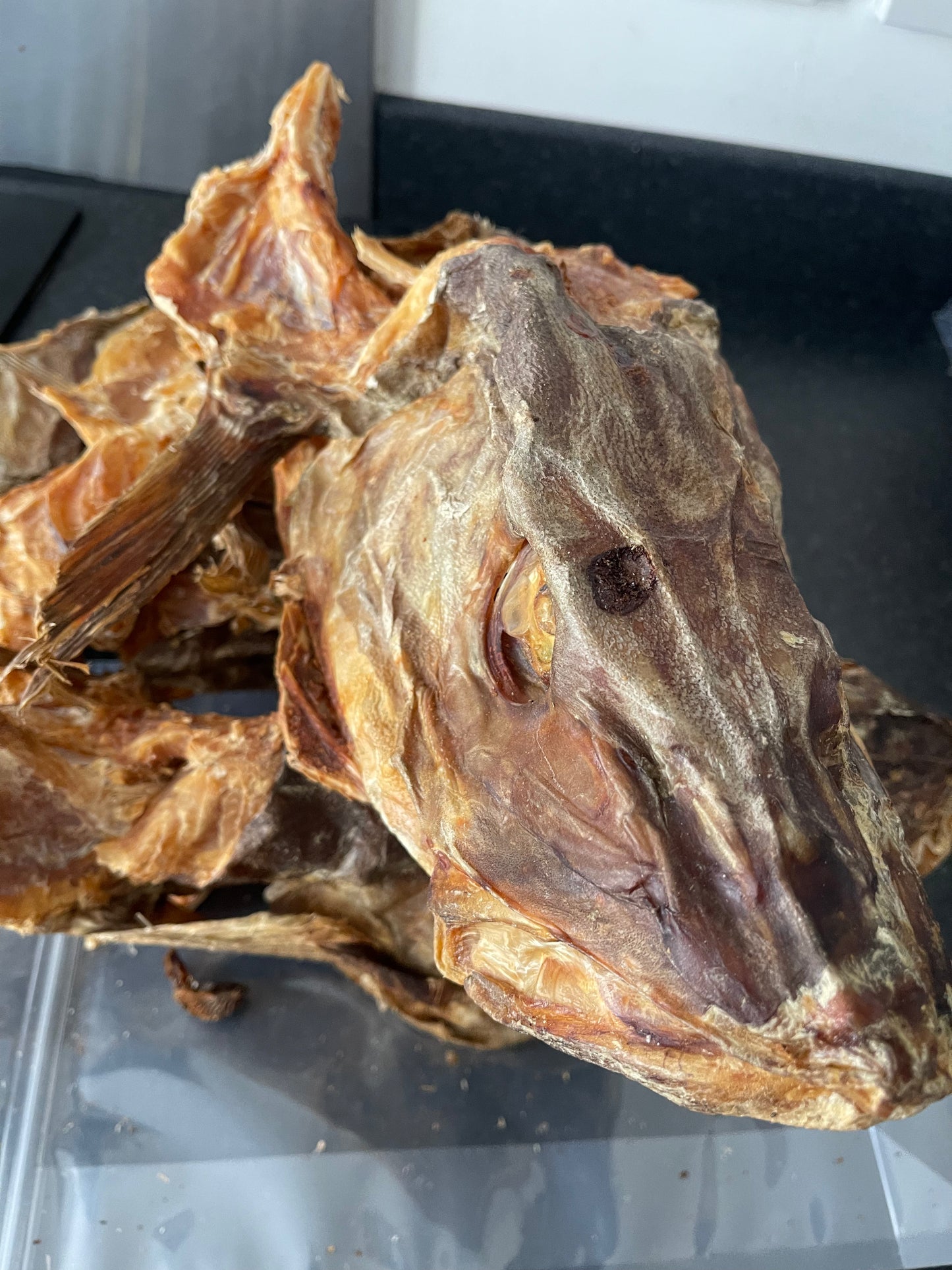 2 Stockfish Head with Ears ( Okporoko Head with Ears / Apama